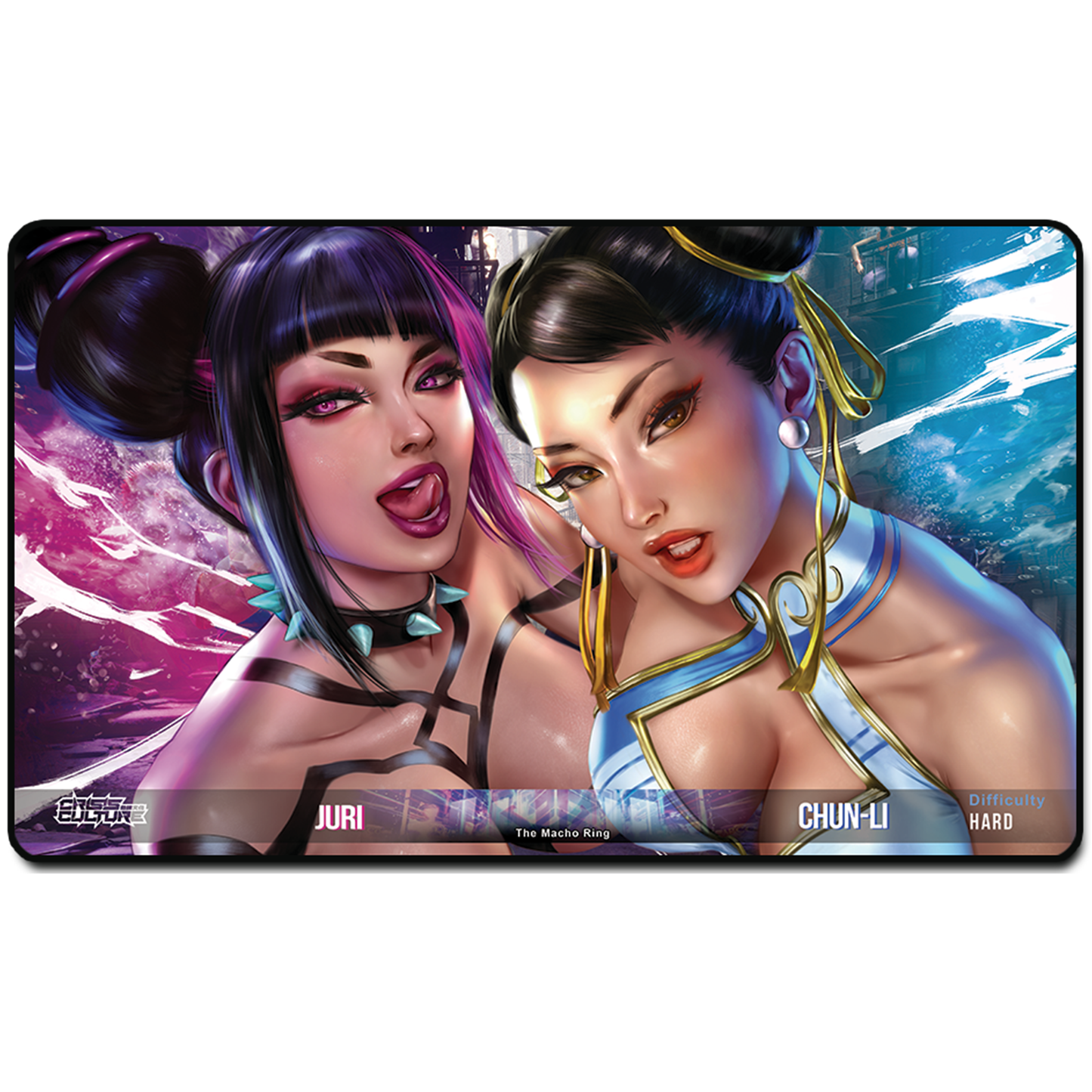 Juri Han x Chun Li Mousepad